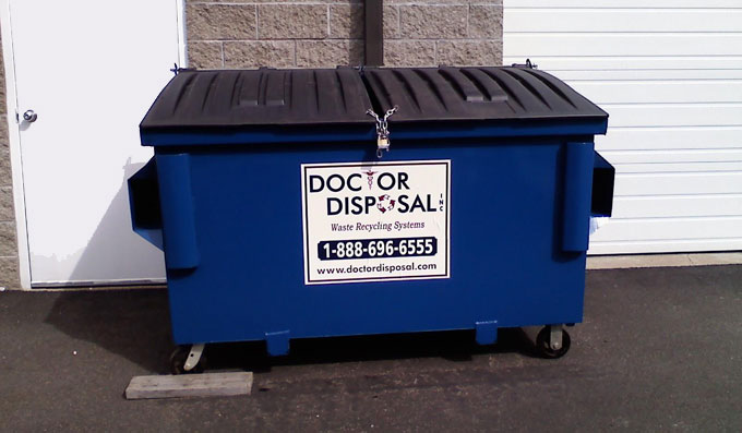 front-load commercial dumpsters from Doctor Disposal