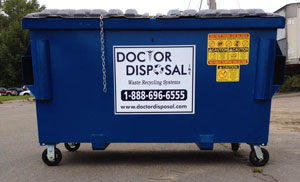 Commercial dumpster service in Brockton, MA