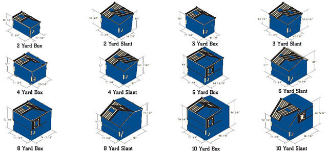 Hanover MA Commercial front-load dumpster sizes at Doctor Disposal