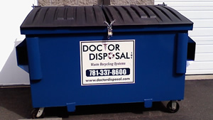 Front Load Commercial Dumpsters from Doctor Disposal